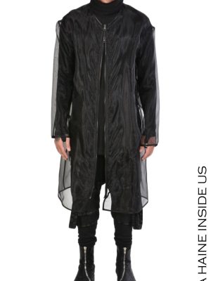 Cardigan 3B ORBITA CARDIGAN UNISEX Tulle Black - imagine 3