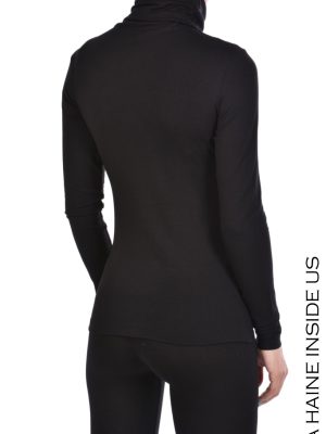 Bluza 4M SAGA DOLCEVITA Jersey Viscosa Nero - imagine 6