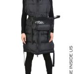 CARAR DOWN JACKET SLEEVELESS Nylon & Faux Fur Black