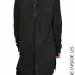 DUEMODI SWEATER Laminated Cotton Black