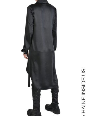 AKEEL SHIRT Satin Black - imagine 3
