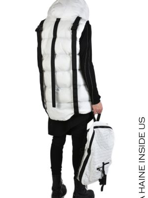 TALENTO SLEEVELESS DOWNJACKET 360GR. White - imagine 4