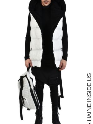 TALENTO SLEEVELESS DOWNJACKET 360GR. White - imagine 7