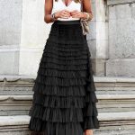 Fusta tull black